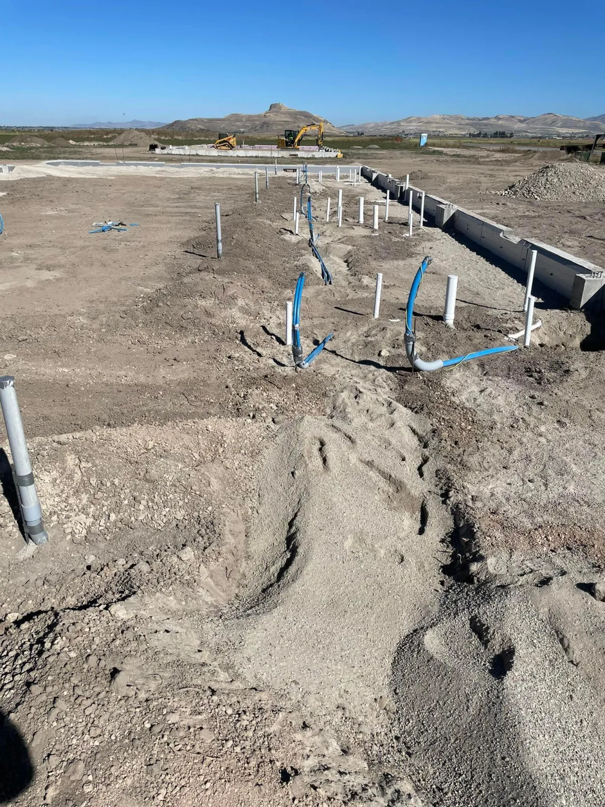 Pipe installation in southeastern Idaho and Cache Valley