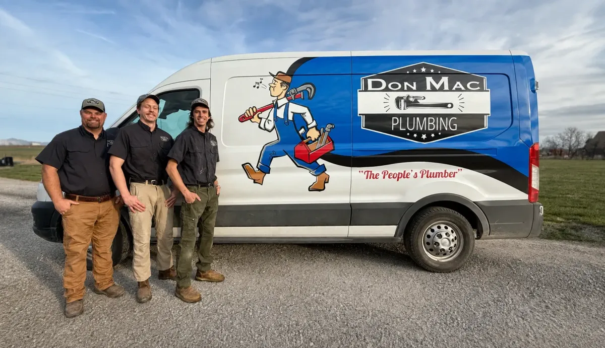 DonMac Plumbing serving southeastern Idaho and northern Utah.