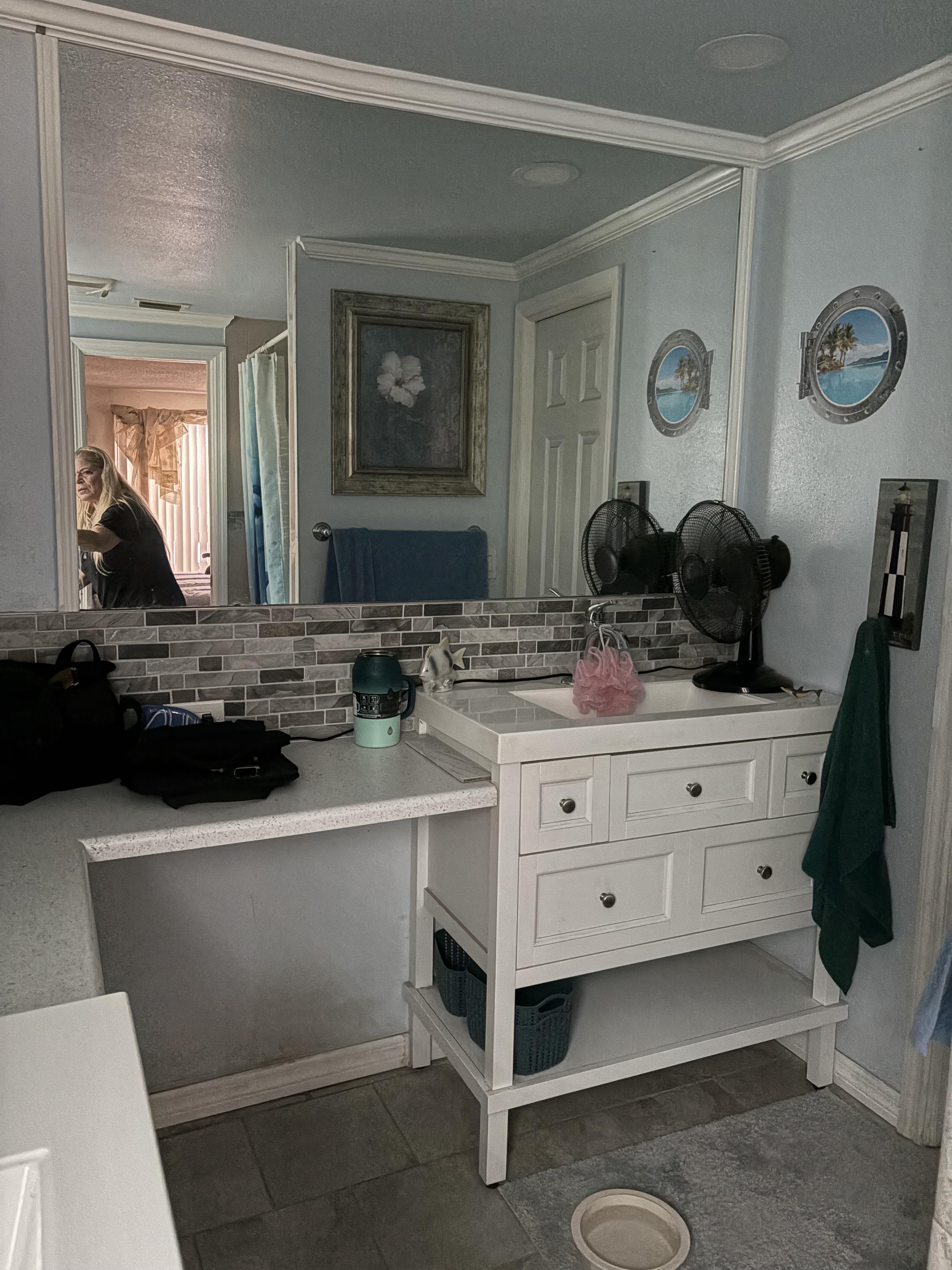 Cleared commercial exterior following a full-property cleanout