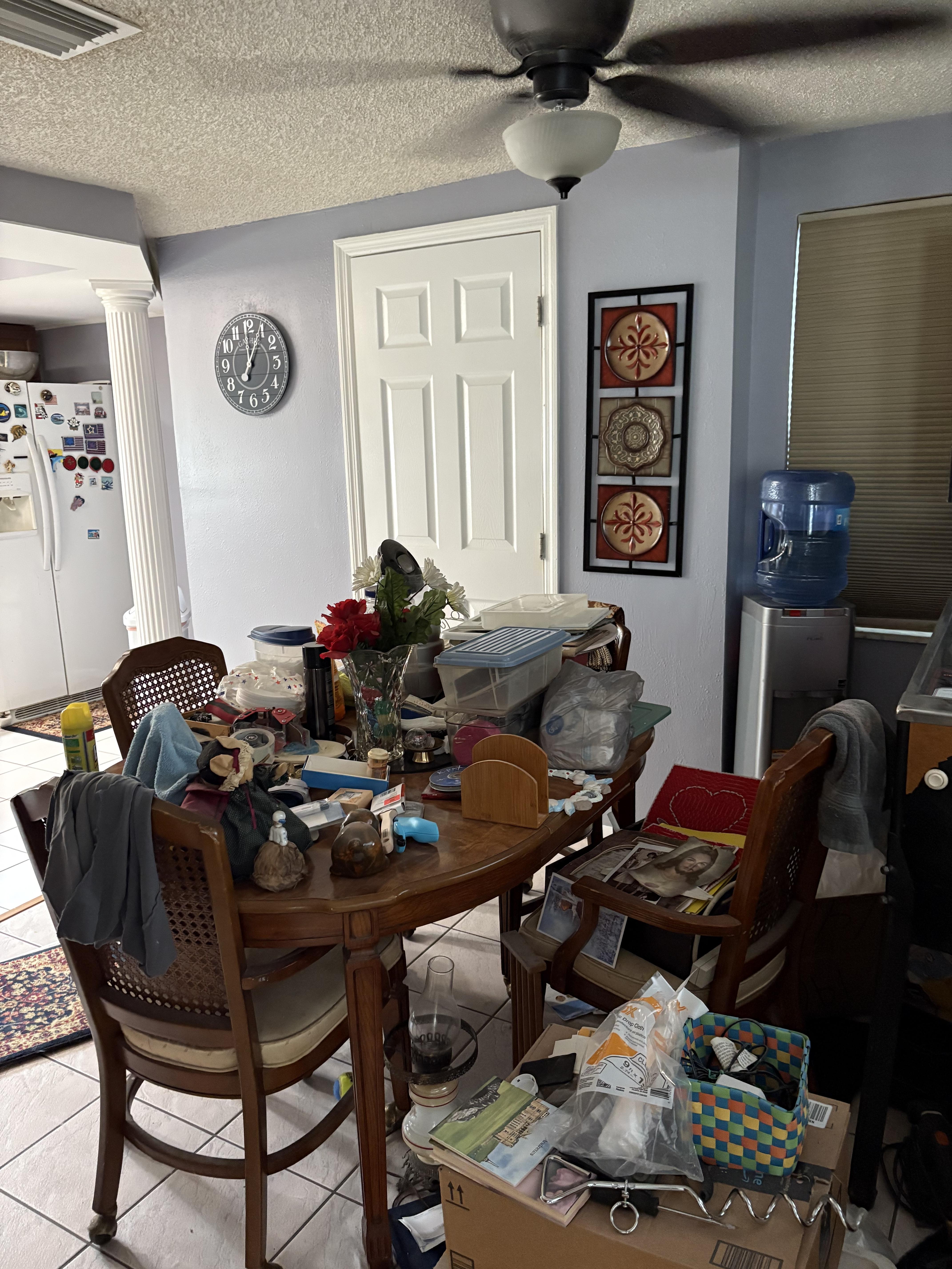 Team completing light demolition and hauling debris from a property