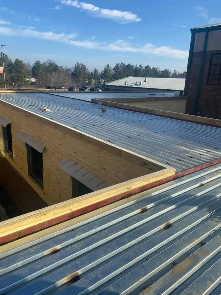 a cool roof of a building