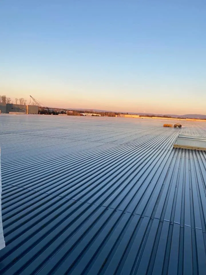 a beautiful large roof of a building