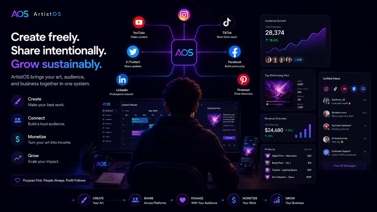 artist operating system social