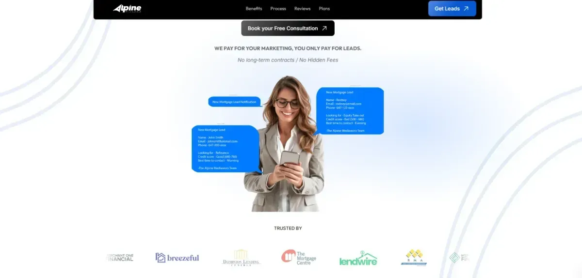 Alpine Mediaworx website