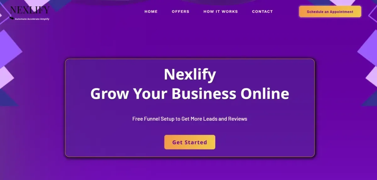 Nexlify App website
