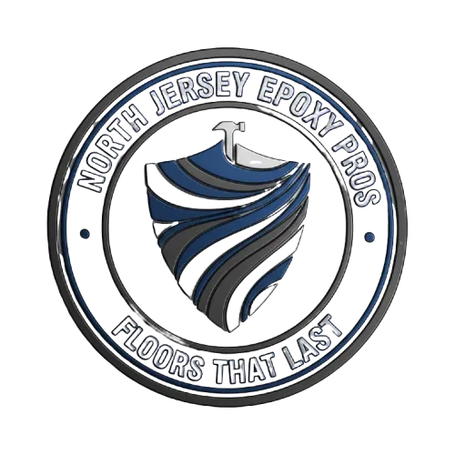 Decorative metallic epoxy floor finish for a residential garage in North Jersey, New Jersey