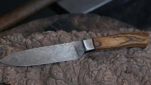 DAMASCUS  OUTDOOR KNIFE