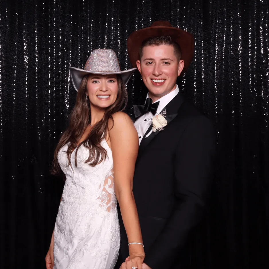 Black sequin Backdrop for Photo Booth Rental Orlando