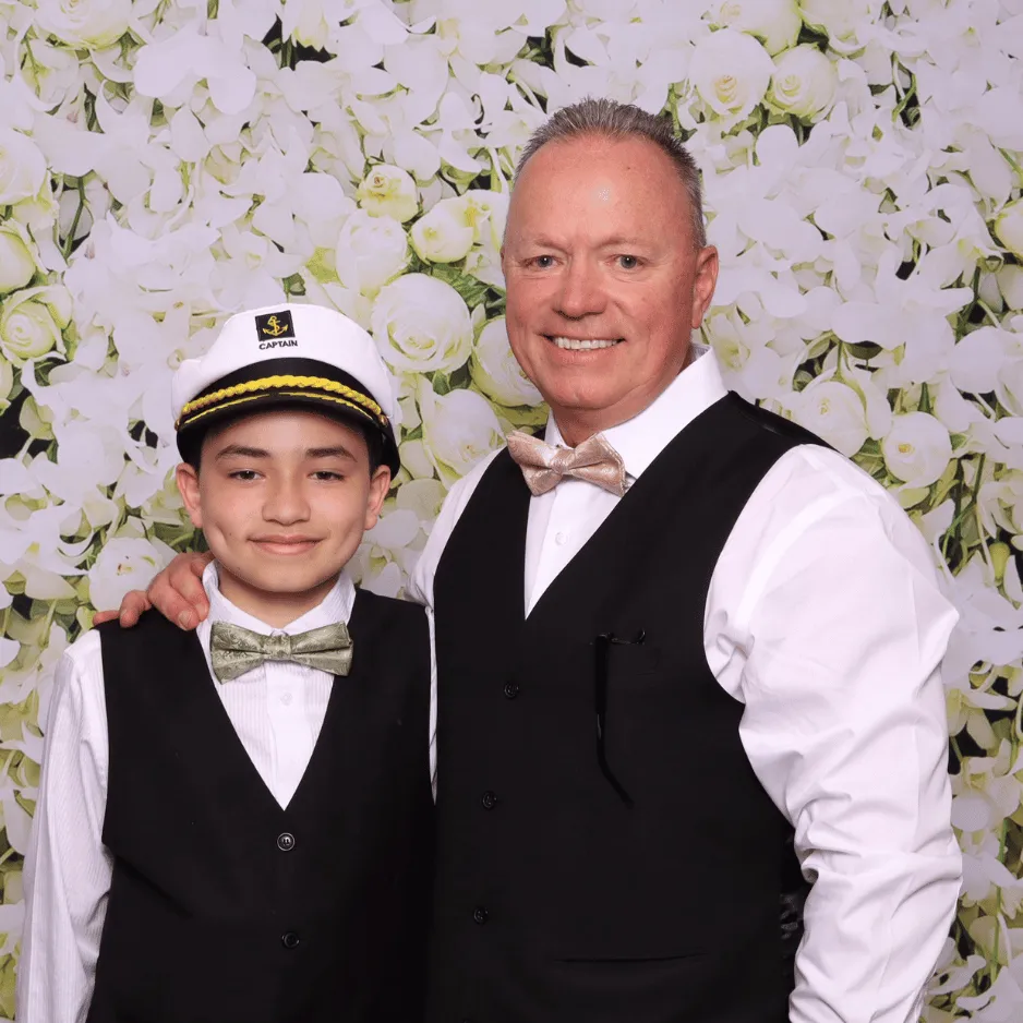 Floral Backdrop for Photo Booth Rental Orlando