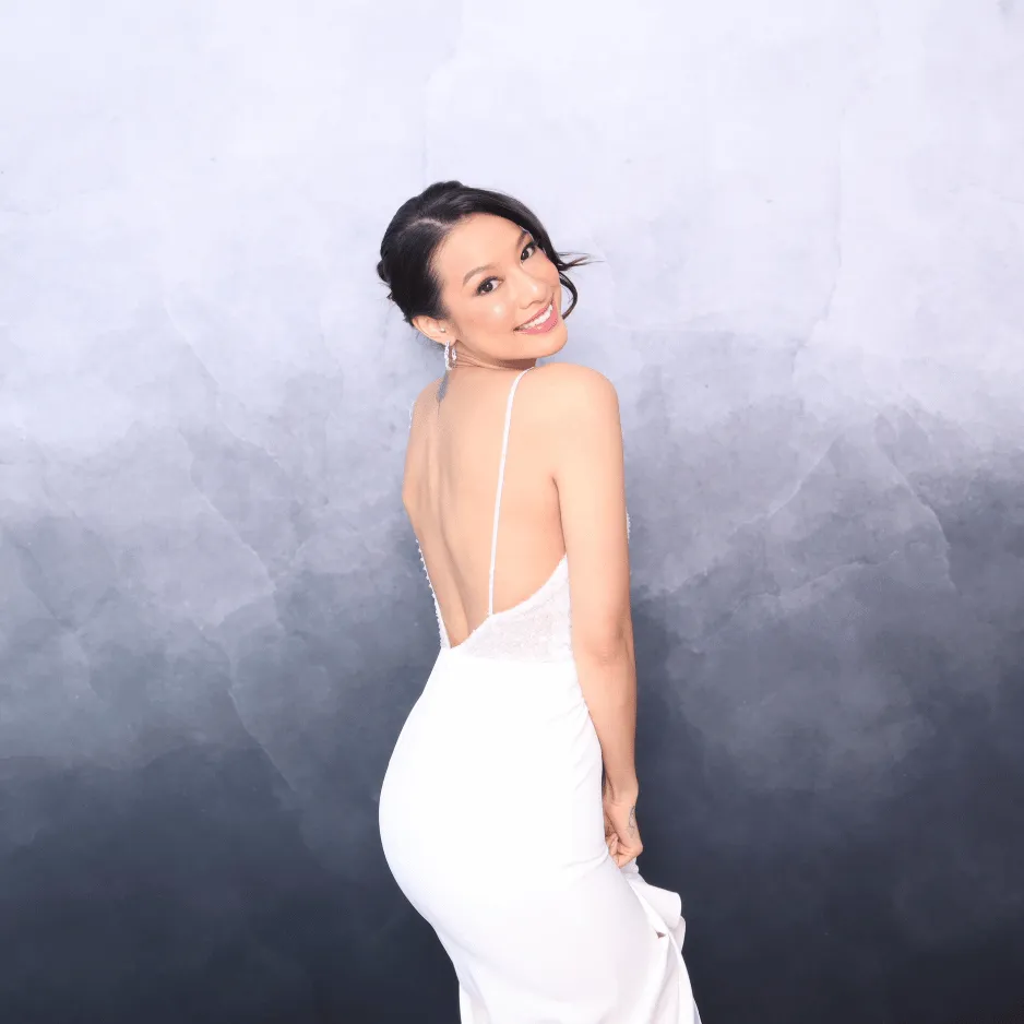 Brushed White Backdrop for Photo Booth Rental Orlando