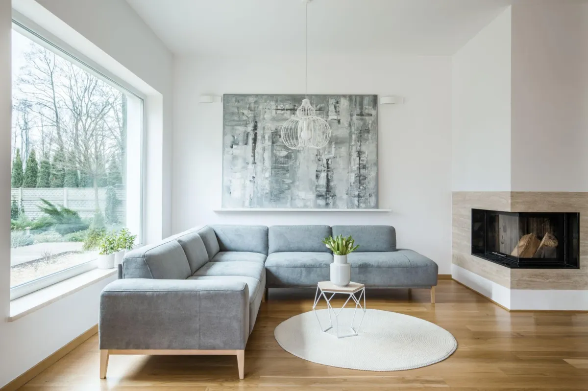 a naturally lit room