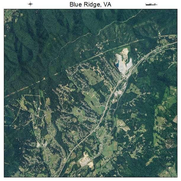 blue ridge arial view