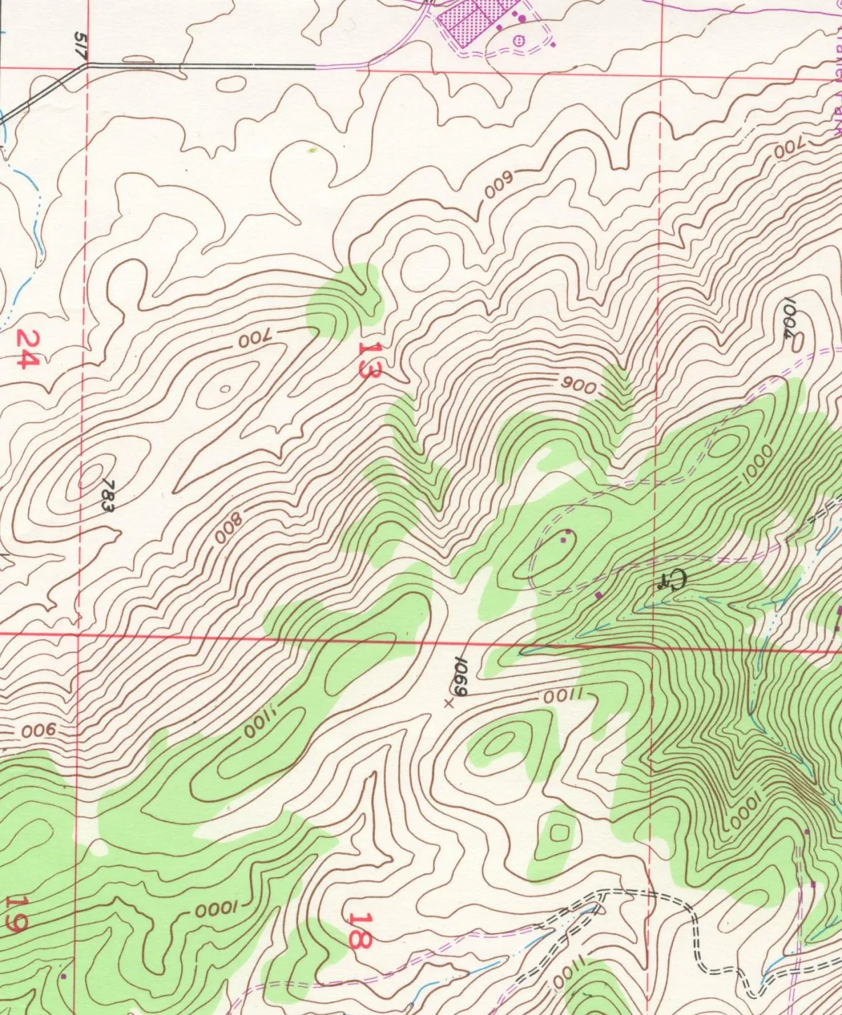 topography map