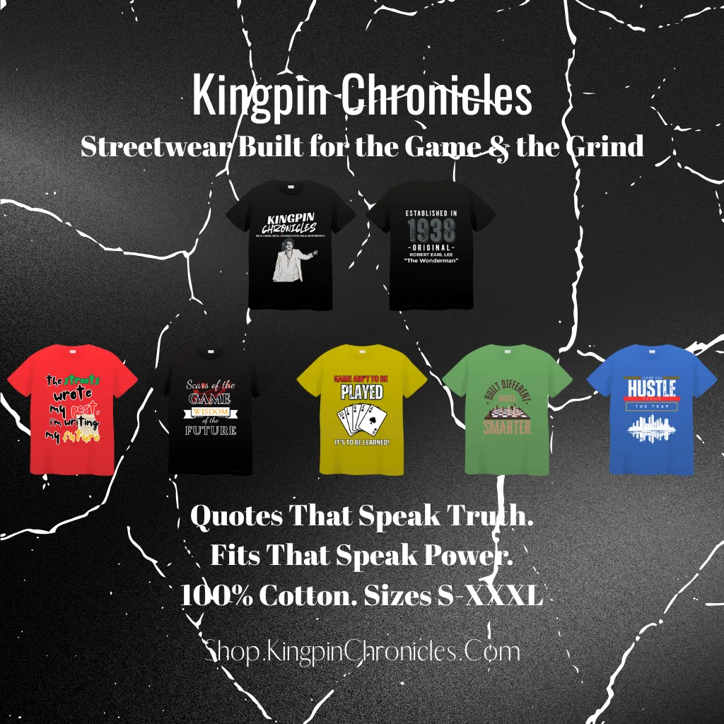 "Kingpin Chronicles podcast featuring real crime stories."