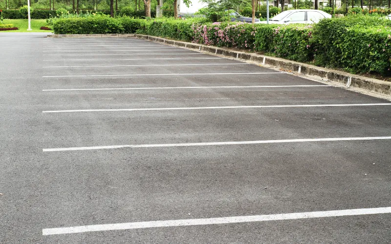 Parkplatzreinigung in Mainz