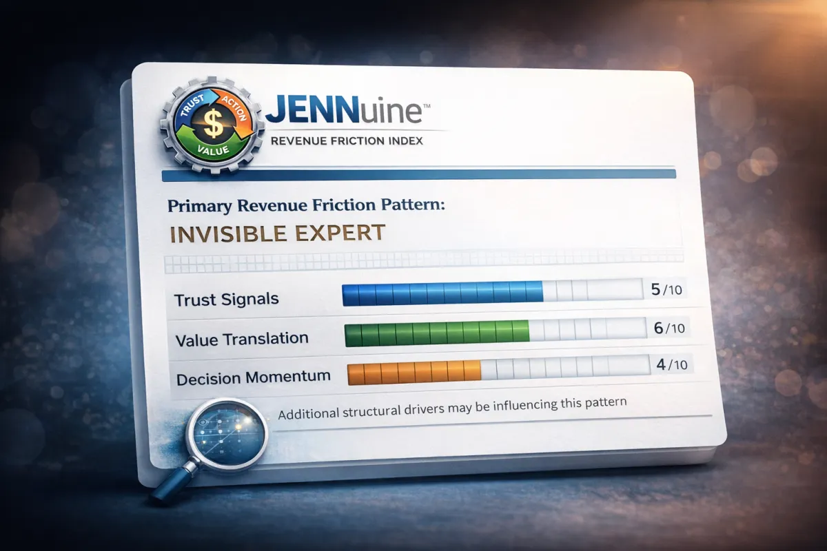 Diagnostic scorecard graphic
