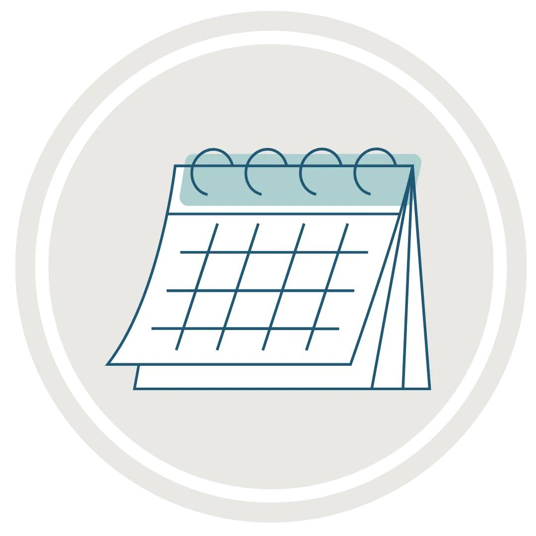 Calendar representing inconsistent monthly owner pay