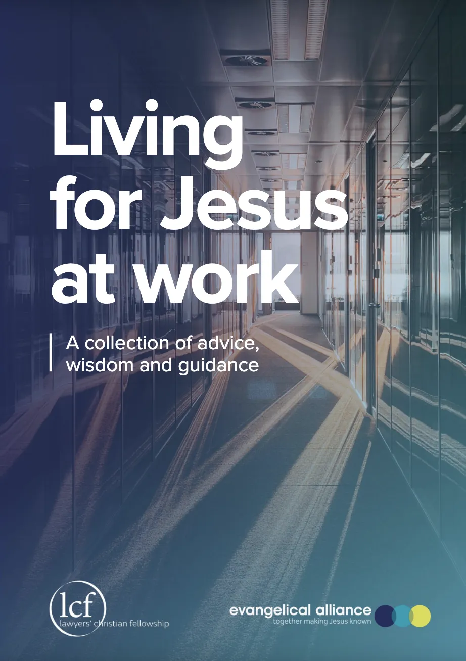 Living for Jesus at work