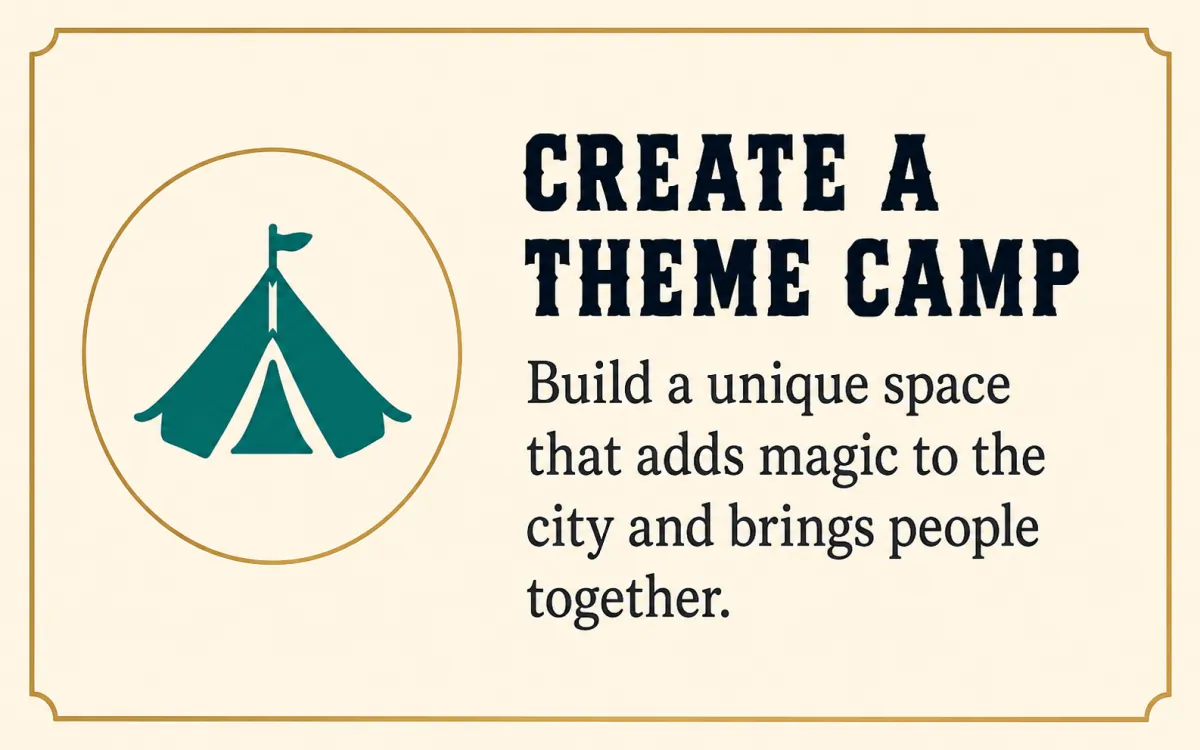 Create a Theme Camp