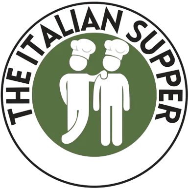 The Italian Supper logo featuring two chefs, representing authentic Italian street food in Dubai.