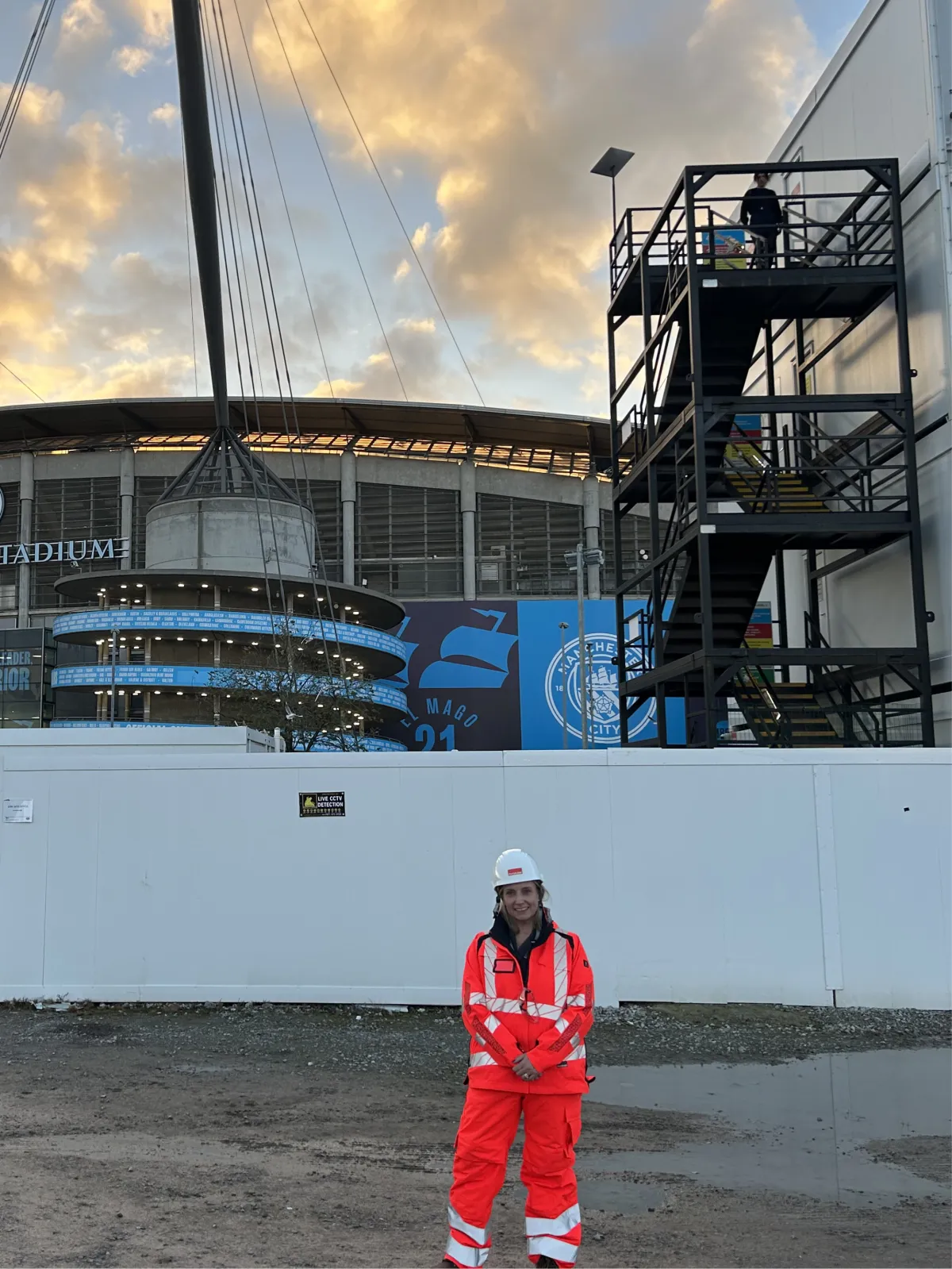 Nicola Anderson - Construction Site, Manchester City
