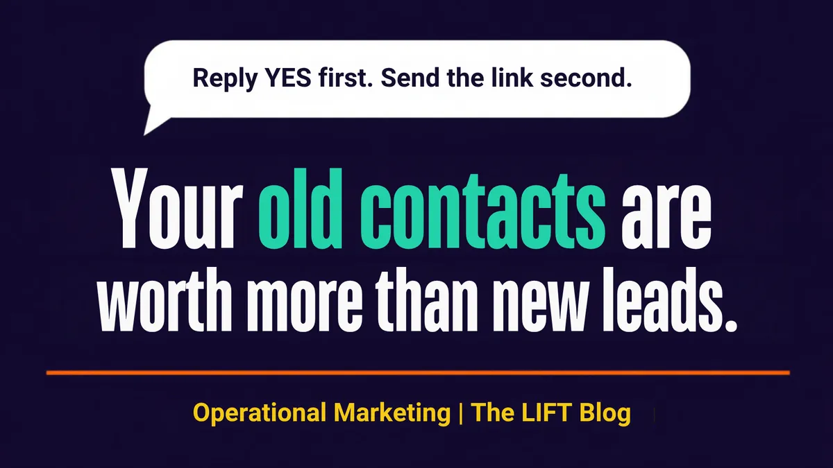 Stop Buying Leads. You Have $10k Sitting in Your Dead CRM Contacts.