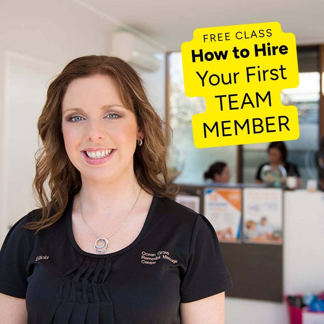 Free Class - How To Hire a Team in Massage