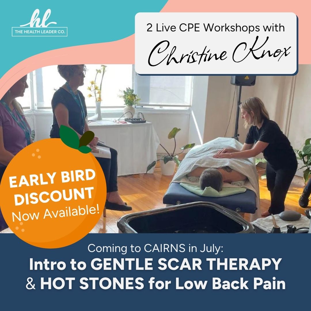 Cairns Massage Workshops - Early Bird Now Available