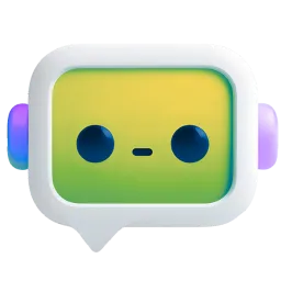 Chat bubble robot