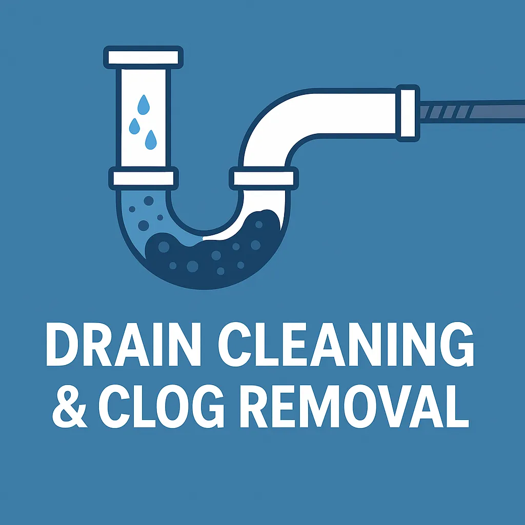 Professional drain cleaning and clog removal services to keep sinks, showers, and toilets flowing.