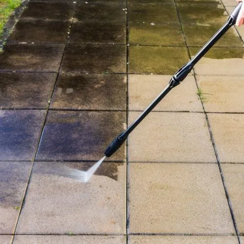 pressure washing home outdoor tiles in Sonoma County