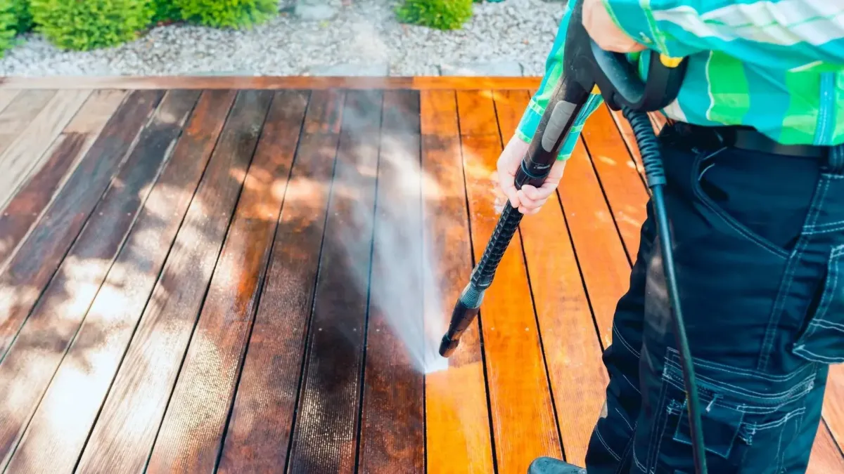 pressure washing home outdoor tiles in Sonoma County