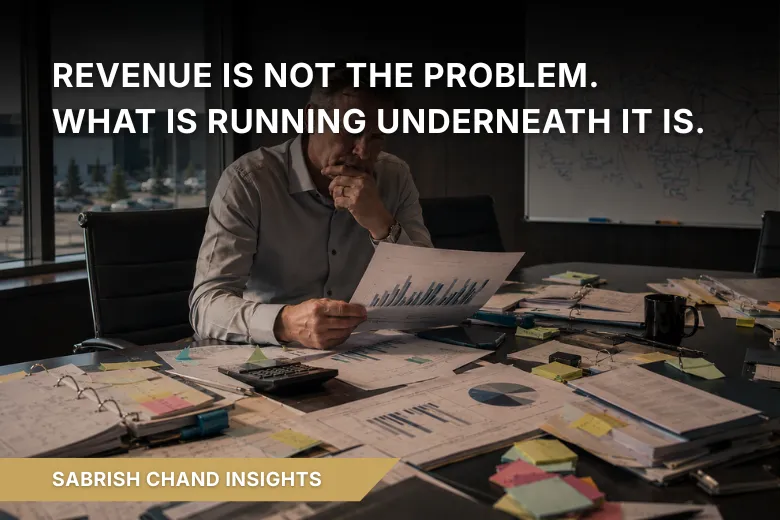 Revenue Is Not the Problem. What Is Running Underneath It Is.
