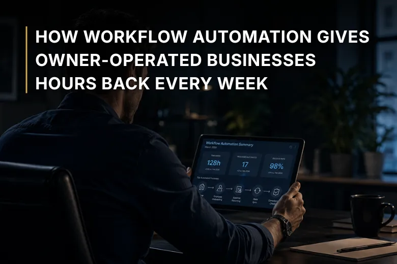 How Workflow Automation Gives Owner-Operated Businesses Hours Back Every Week