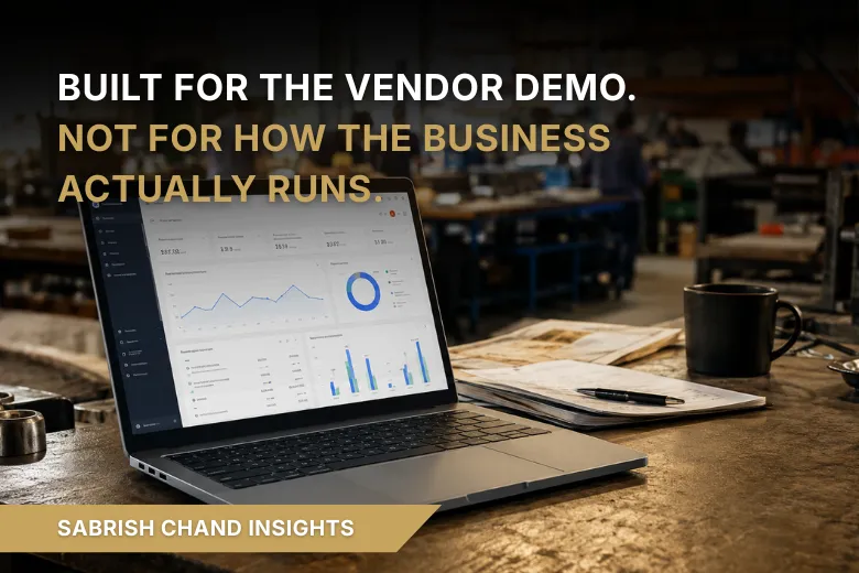 Built for the Vendor Demo. Not for How the Business Actually Runs.