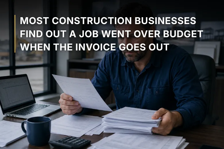 Most Construction Businesses Find Out a Job Went Over Budget When the Invoice Goes Out