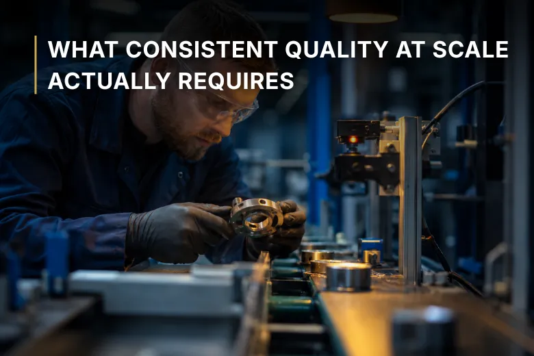 What Consistent Quality at Scale Actually Requires