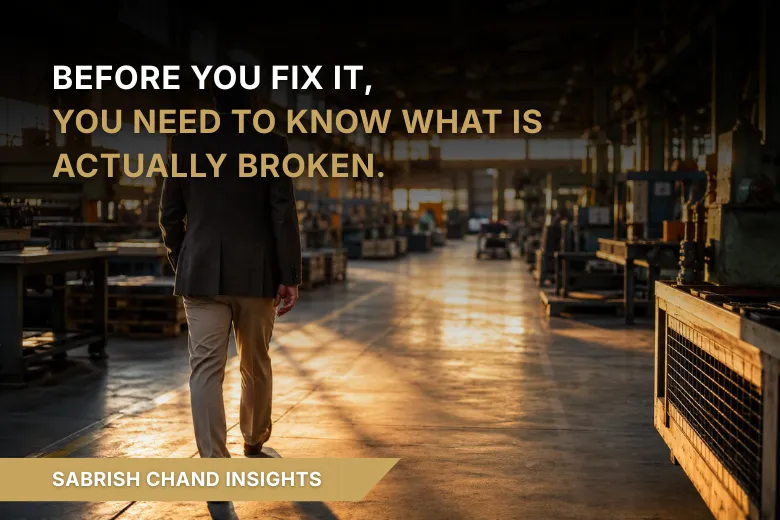 Before You Fix It, You Need to Know What Is Actually Broken.