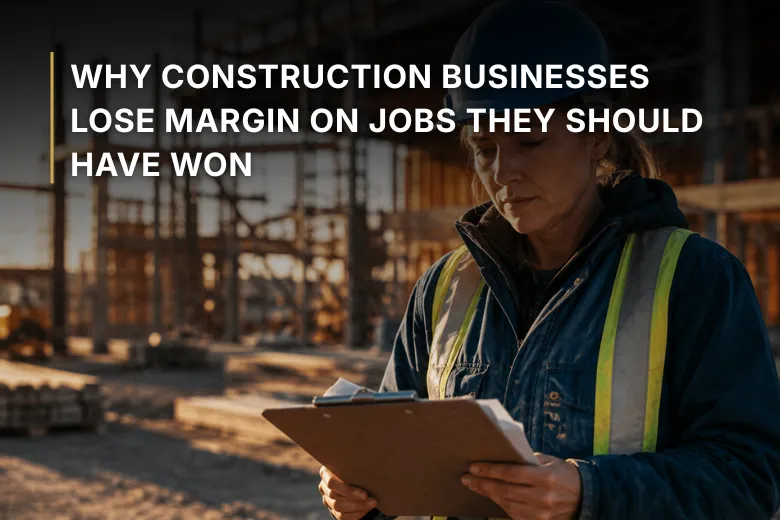 Why Construction Businesses Lose Margin on Jobs They Should Have Won