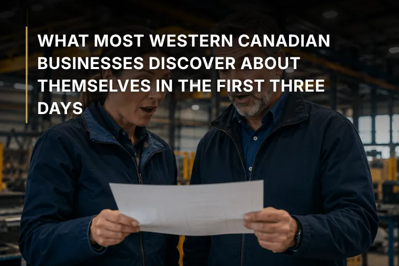 What Most Western Canadian Businesses Discover About Themselves in the First Three Days