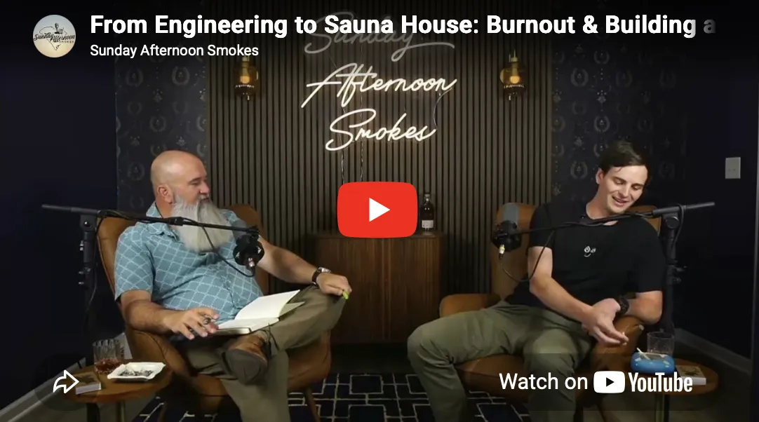 From Engineering to Sauna House: Burnout & Building a Wellness Business | Ep 65 with Woody Liles