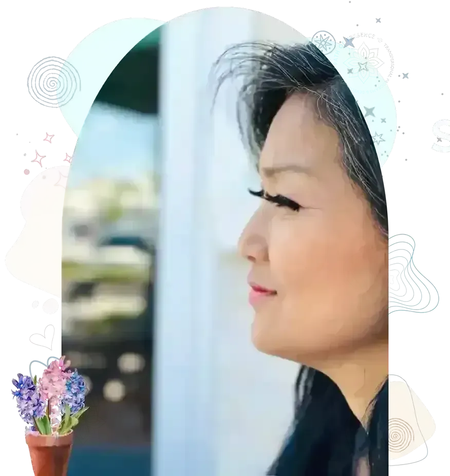 Evelyn Foreman Speaking Page – Side profile portrait reflecting calm presence and grounded wisdom