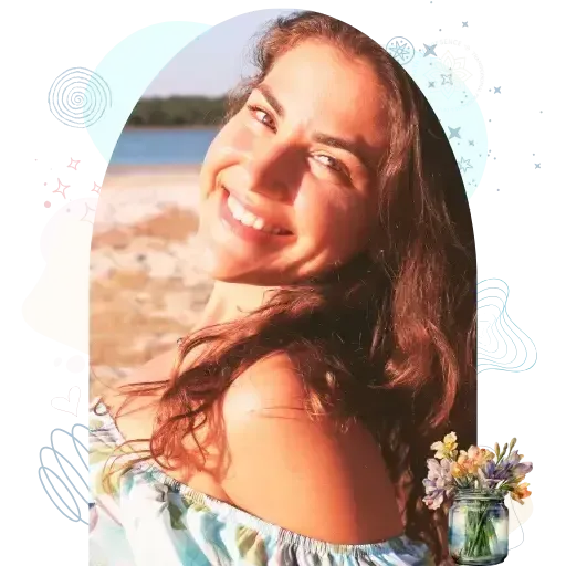 Coaching Page – woman smiling representing mindset shift toward prosperity and aligned living