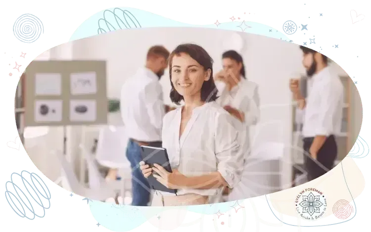 Smiling woman embodying calm, renewal, and lasting inner healing for personal growth and peace.