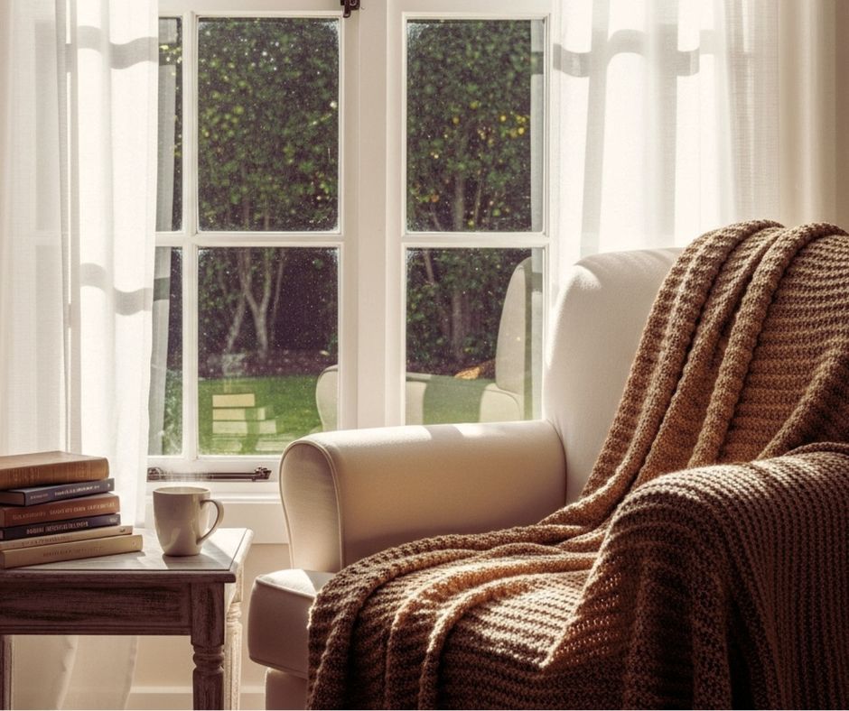 Rev. Evelyn Foreman smiling in a white dress for the About page — a portrait reflecting warmth, compassion, and spiritual presence.