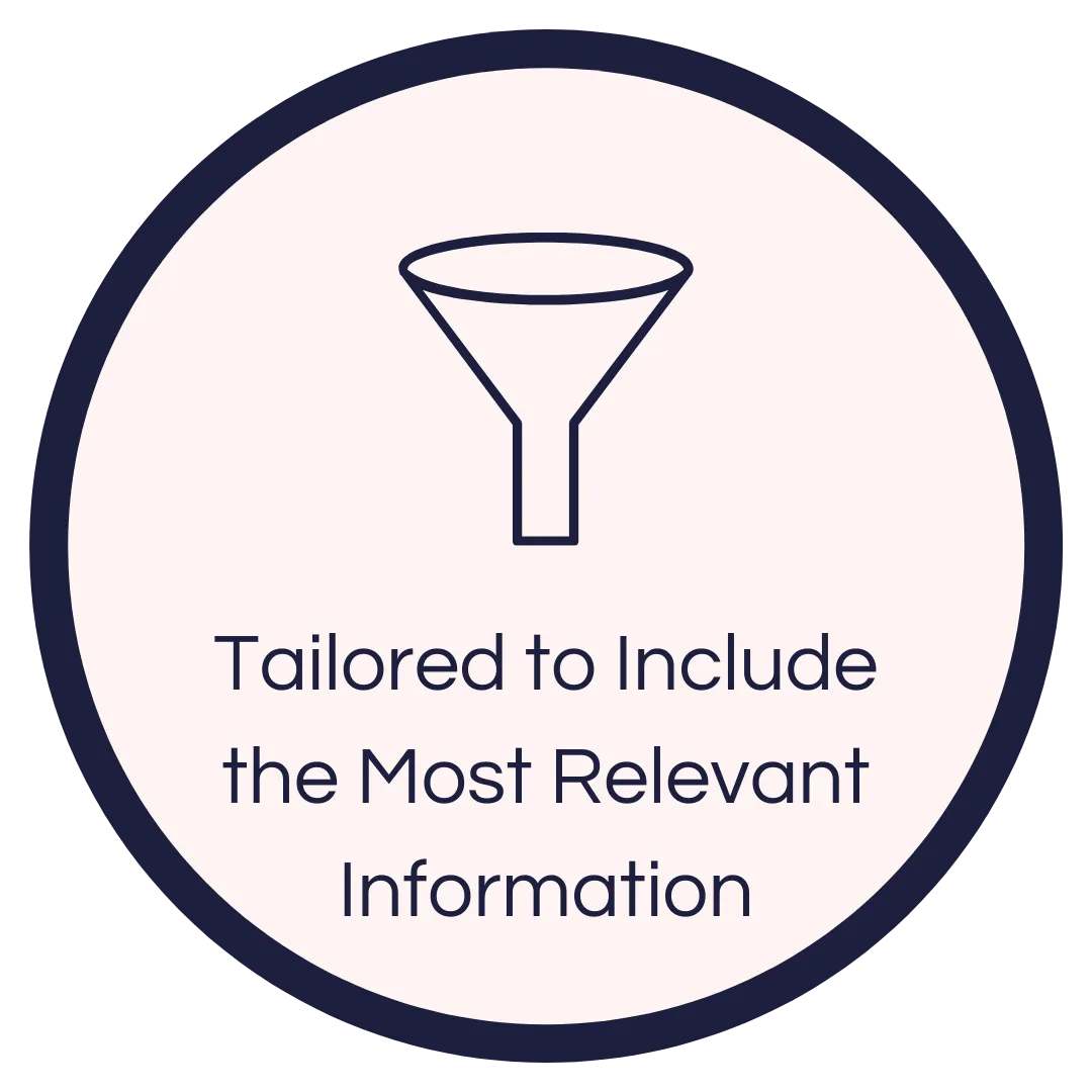A funnel, representing only the most relevant information in birth education classes in Minneapolis and Saint Paul, Minnesota