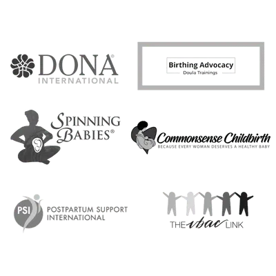 Image of various training organizations, including DONA International