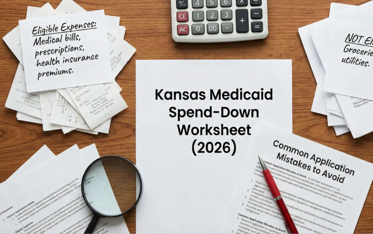 Medicaid Spend-Down in Kansas: What Counts, What Doesn’t, and Common Application Mistakes