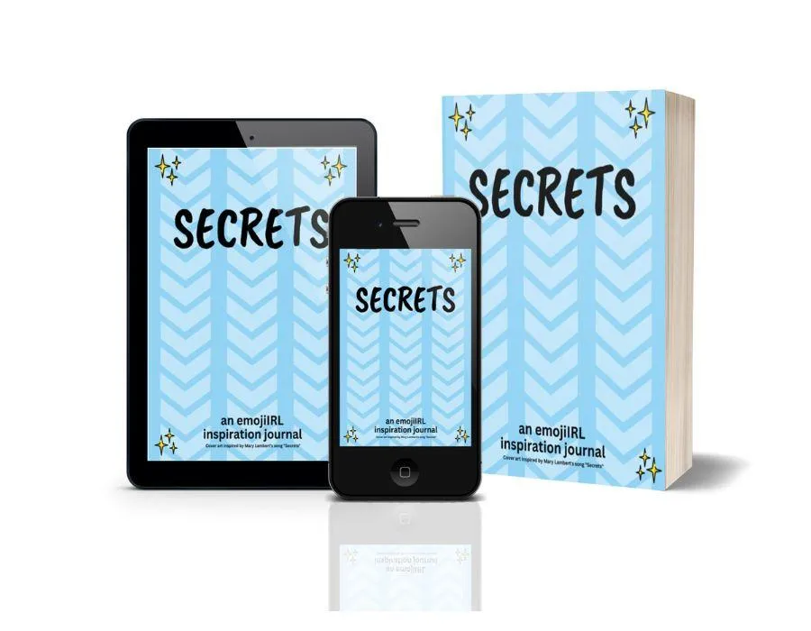 Secrets Book Cover - Download on Tablet and Mobile Phone and Paperback Book (Digital Recreation)