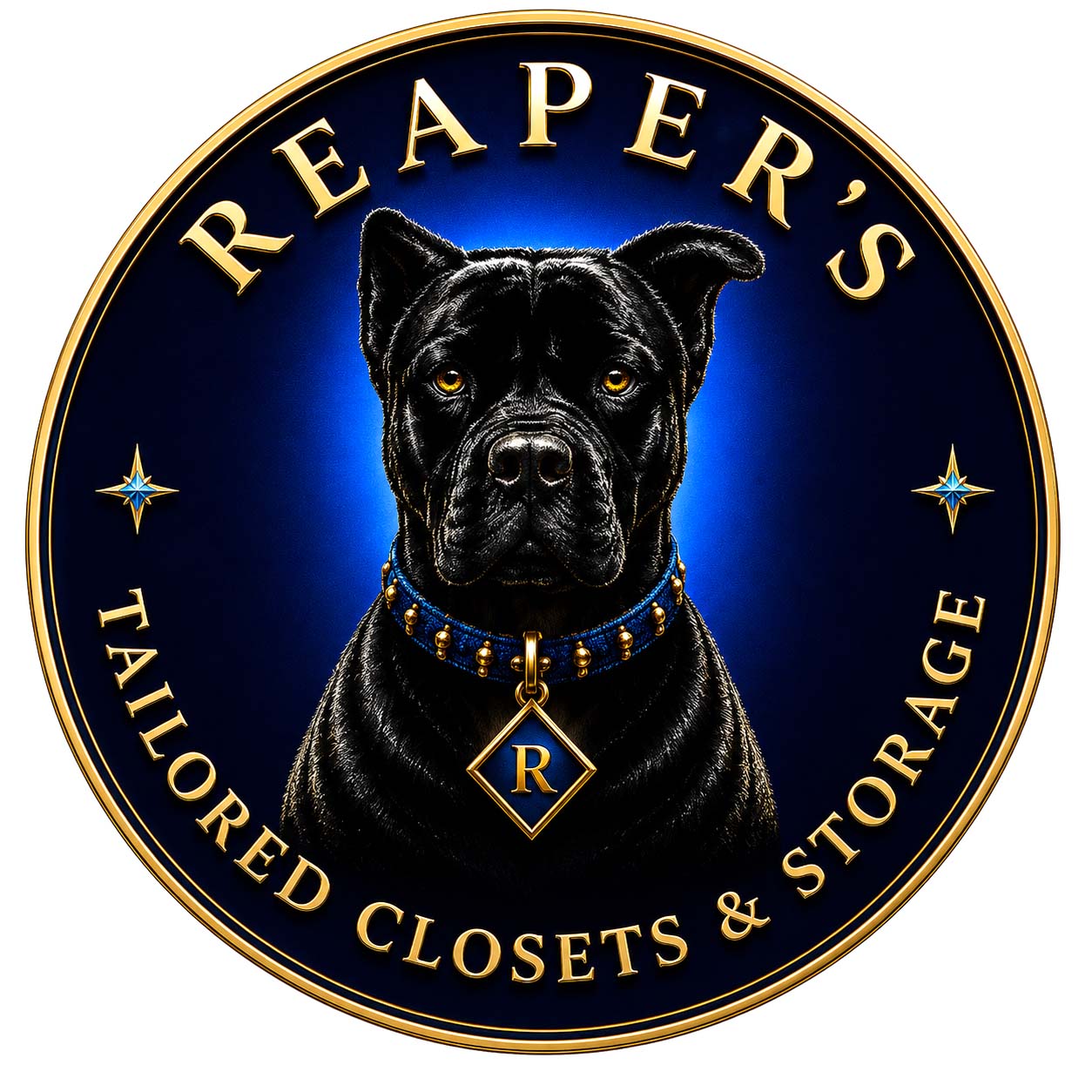 Reaper's Tailored Closets and Storage Circle Logo